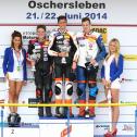 ADAC Junior Cup powered by KTM, Oschersleben, Podium, Maximilian Sohnius, Kenny Leibold, Hagen Wiedemann